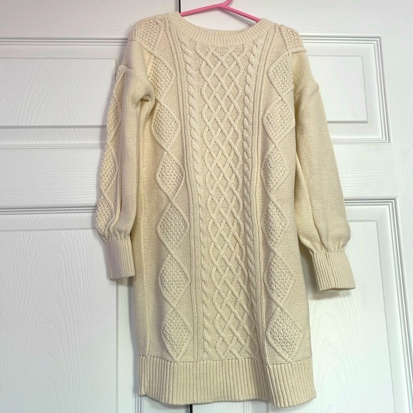 GAP Kids knitted Ivory sweater dress Size Small ages 6-8 - Picture 1 of 4